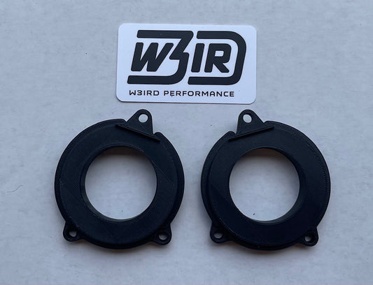 2014-Current 1.7" Horn / Tweeter Adapters for Fuel and Volt Gauge Holes