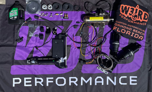 Plug-n-Play Front and Rear Air Ride w/ Center Stand Kit